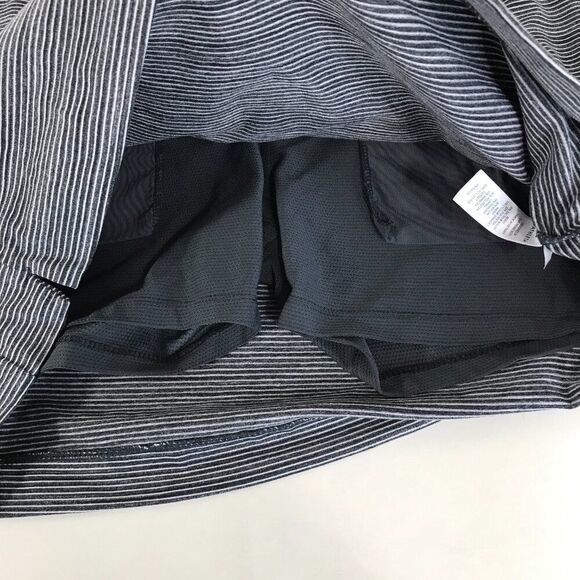 Athleta Stripe Modern Metro Skort Women's Small Stretch Pockets Golf Tennis - Picture 4 of 11